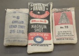 3 bags shot, Lawerence Brand No. 8 Magnum,
