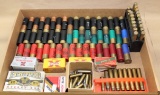 lot of ammunition, (53) 12 ga rounds, (16) .270