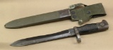 Spanish M1969 CETME bayonet with scabbard