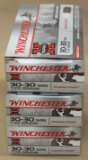 (3) boxes, 20 rounds per box Winchester .30-30 Win