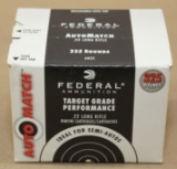 325 rounds Federal .22 LR 40 grain target