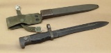 Spanish M-1969 CETME bayonet and scabbard