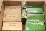 (8) boxes 9mm Luger assorted Manufactures