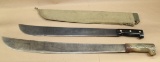 (2) Machetes, (1) Collins M125 & (1) Saunders-