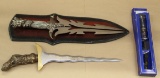 (1) Ragnarok display knife, (1) Thai decorative