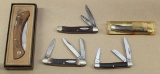 lot of 5 pocket knives, (1) Parker, (3) Craftsman