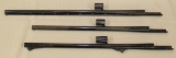 (3) Remington 20 ga. shotgun barrels, (1) 20