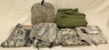 military blanket, 38x32 camo pants, Redhead