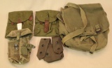 lot of 5 assorted bags & pouches, U.S.