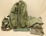 cold weather clothing, bags assorted