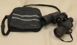 Pair Tasco 10x50 mm wide angle binoculars in bag