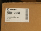 Kimble 73500-25150, 25x150mm Borosilicate