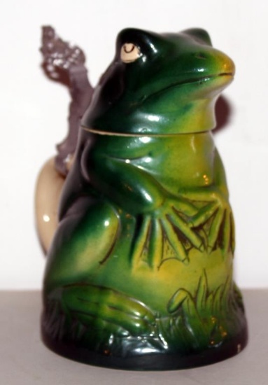 German figural stein Frog "Germany 849"; 5.5" high