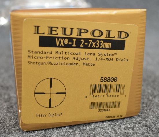 Leupold VX-I 2-7x33mm standard multicoat lens