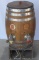 Antique wooden barrel 2 head soda tap, barrel is