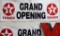 2 Texaco Grand Opening Banners 24.5