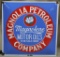 Magnolia Petroleum Company porcelain sign,