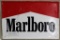 Marlboro embossed metal sign, some scratches,