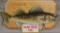 2 Fish signs, paste board, Wall Eyed Pike,