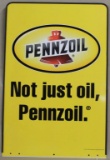 2011 PENNZOIL 2 side metal sign, 36