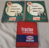 1960 Texaco Tractor Lubrication Guide Book & 1955