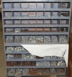 2 section steel bolt/hardware bin, 34