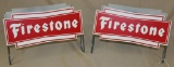 2 NOS Firestone Tire stands