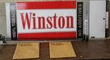 Winston No Additives Hanging Sign kit, new OB,