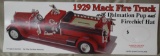 1929 Mack Fire Truck posters, 4 card stock