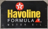 Havoline Formula 3 Motor Oil metal sign,