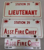 2 Canadian license plates, 1971 Alberta, 1974
