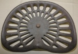 Deering cast iron implement seat