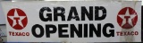 Texaco Grand Opening plastic banner &
