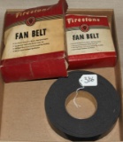 flat lot- 2 fan belts & foam strip