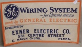 GE Wiring System poster, E. Mauch Chunk