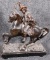 horse and rider statue 10.75