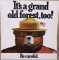 Smokey Bear poster board sign 
