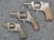 Lot of 3 revolvers