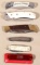 (6) assorted folding blade pocket knives