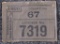 1920 Pennsylvania Resident hunter's license, canvas