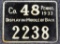 1933 Pennsylvania Resident Hunter's license, metal