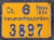 1934 Pennsylvania Resident Hunter's license, metal