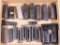 flat lot with 18 asstd single & double stack magazines - Para, S&W, & others