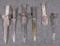 (2) Swedish Mauser M96 rifle bayonets, 1 marked EAB in grease, other marked EJ AB with pitting.