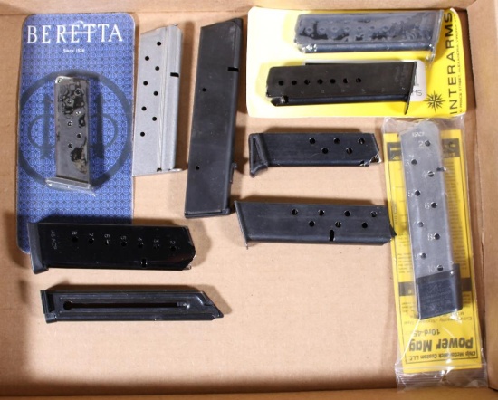 (10) single stack magazines .22 LR Ruger, Wilson