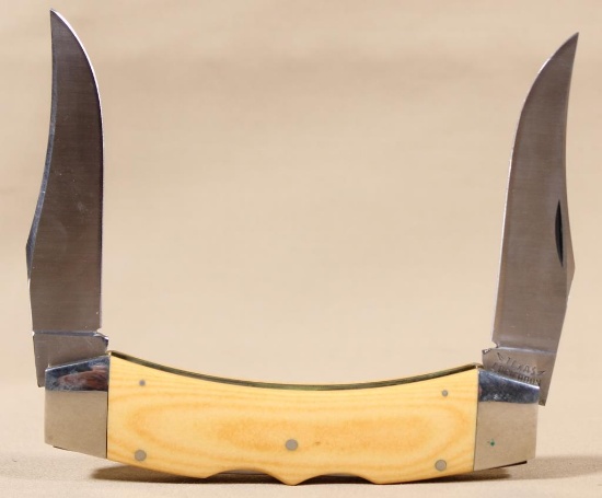 Case XX Texas Longhorn SSP twin blade