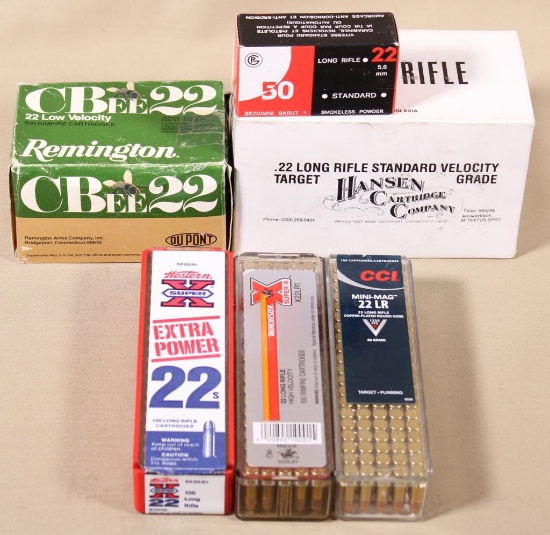 .22 LR & short, various manufacturers, approx.