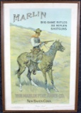 Marlin Fire Arms Co. Fredric Remington print of horse and rider
