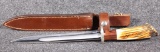 Wayne custom bayonet bladed fixed blade knife