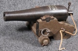 A & K Mfg. Co. Inc. miniature functioning desk cannon.  Modeled after the Dahlgren Gun of 1849.